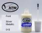 Preview: Ford, Silver Metallic, 015: 20ml Lackstift, von ATW Autoteile West.